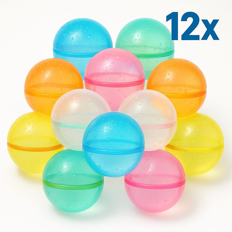 Herbruikbare waterballonnen - 12 stuks