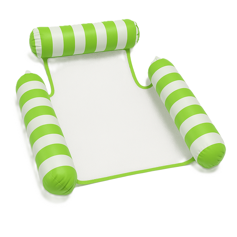 Waterhangmat 3-zijdig Streep - Groen