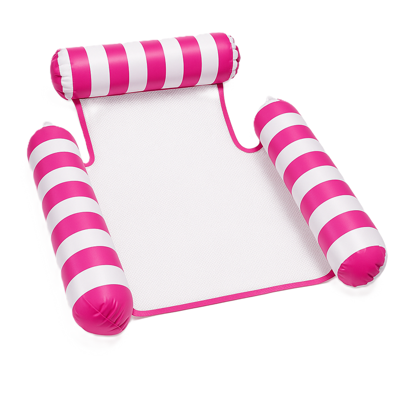 Waterhangmat 3-zijdig Streep - Roze